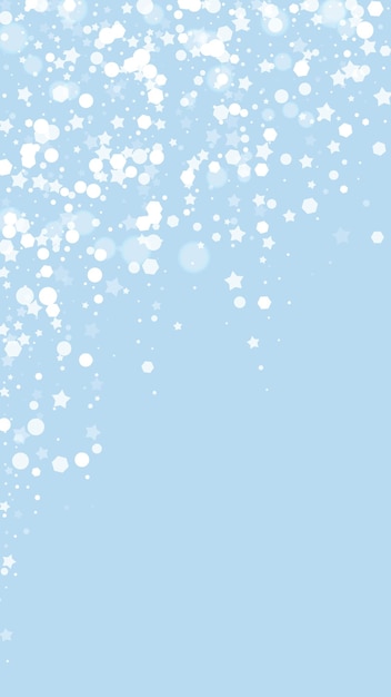 Snowfall overlay christmas background Subtle flying snow flakes