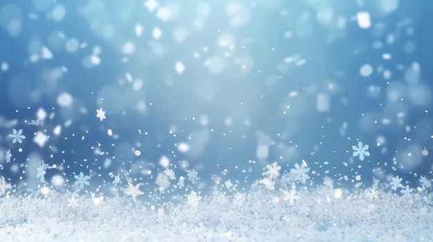 Snowflake background Illustration AI GenerativexA