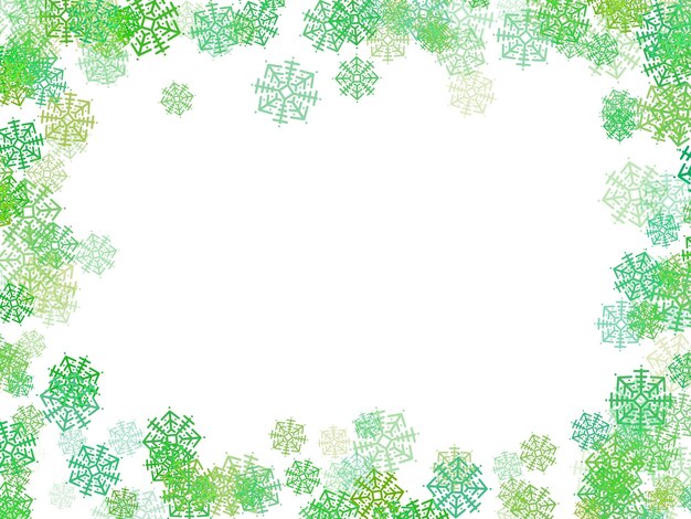 Snowflake Christmas frame Illustration Background