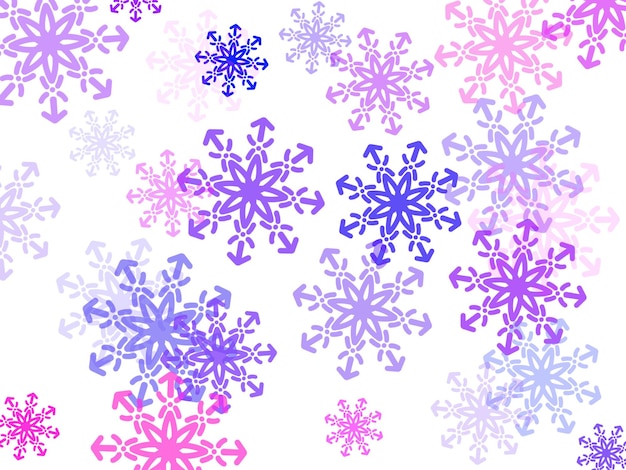 Snowflake Christmas frame Illustration Background