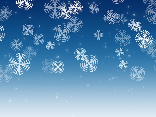 Snowflake Christmas Icon Illustration Background