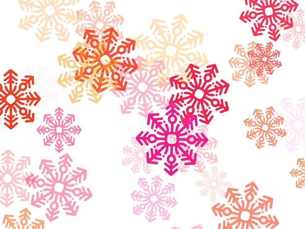 Snowflake Christmas Illustration Background