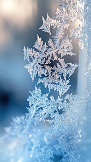 snowflake is a christmas tree that is covered in snow