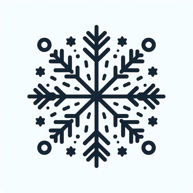 a snowflake that is on a white background