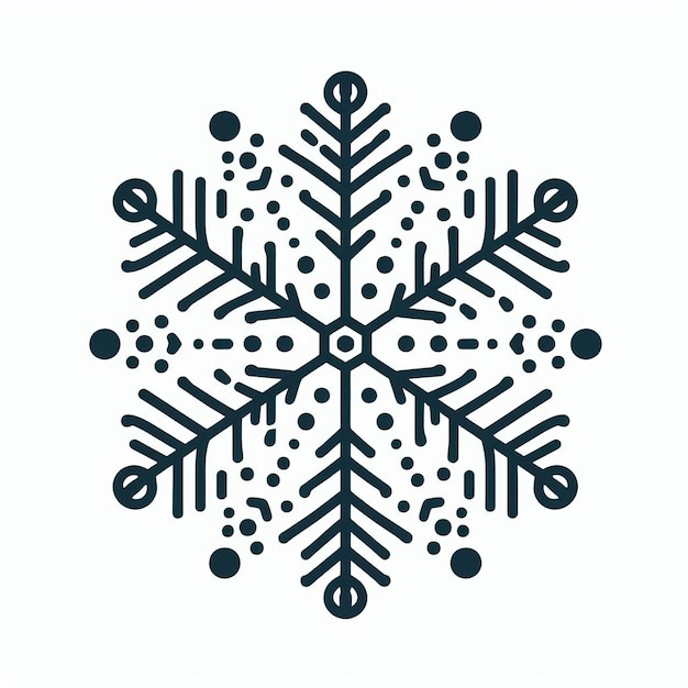 a snowflake that is on a white background