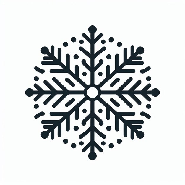 a snowflake that is on a white background