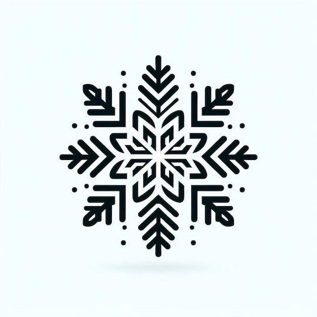 a snowflake that is on a white background