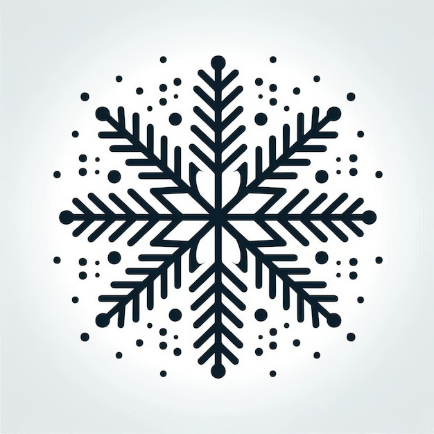 a snowflake that is on a white background