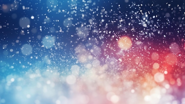 Snowflakes blur winter background high quality illustration