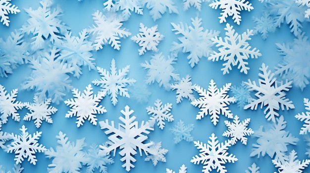 Snowflakes blur winter background high quality illustration