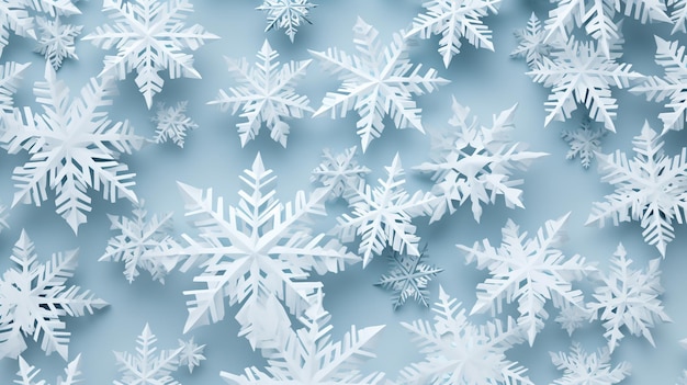 Snowflakes blur winter background high quality illustration