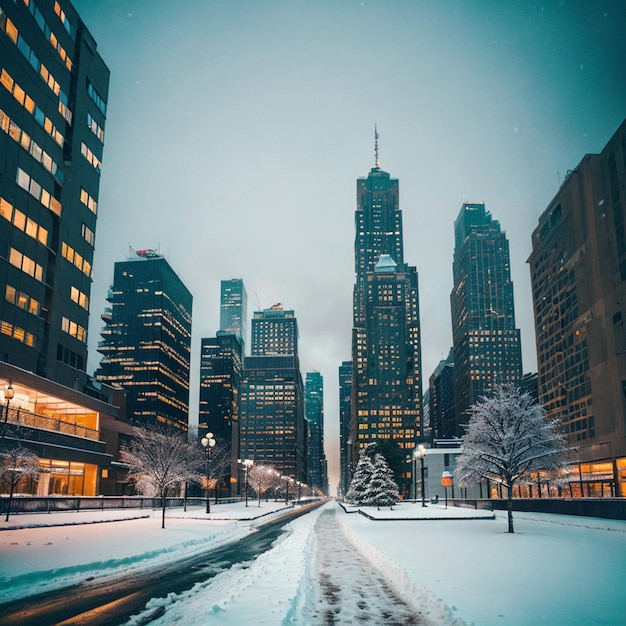 snowy landscape