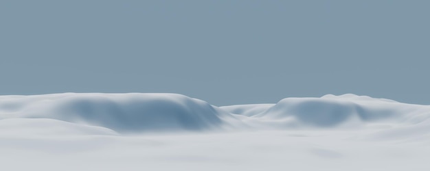 Snowy mountain Snow terrain