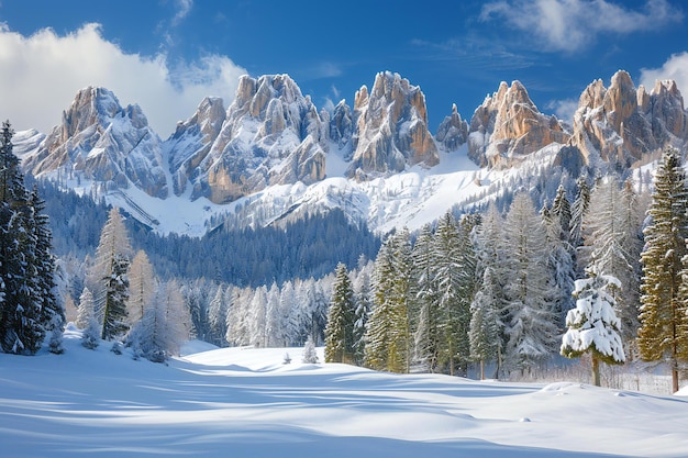 a snowy mountain with a house in the background