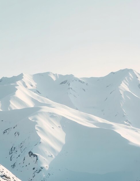 Photo a snowy mountain with the word  i love  on it