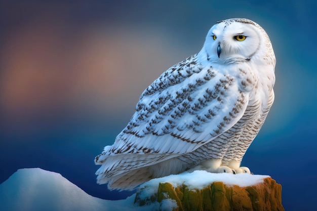 A snowy owl a snowy owls image a snowy owl in nature