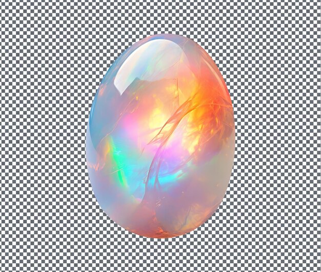 Photo so beautiful opal isolated on transparent background