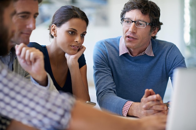 So what do you guys think Cropped shot of colleagues in a business meeting