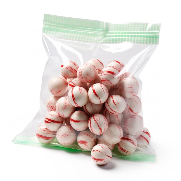 so yummy Peppermint Chocolate Bubbles Sharing Bag isolated on white background