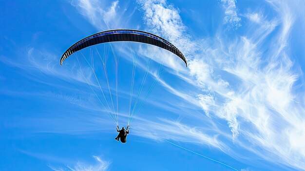 Soaring Through the Azure Sky