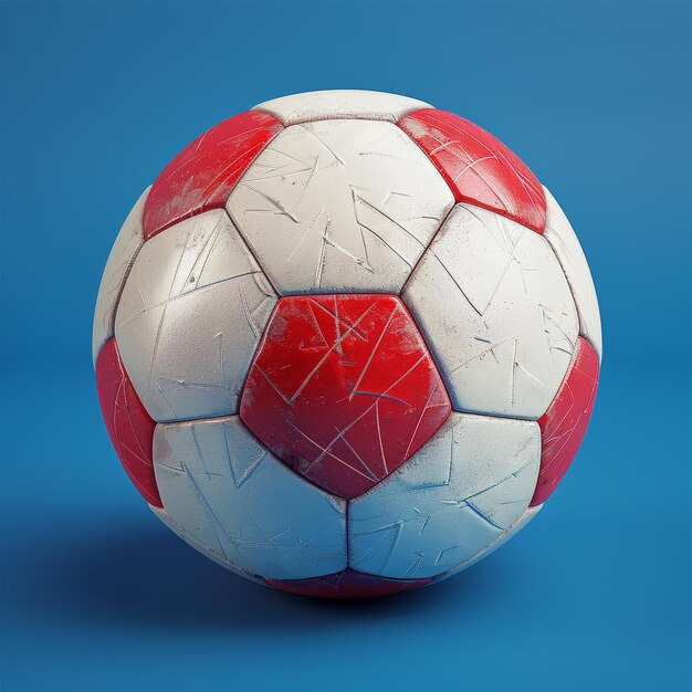 soccer ball blue white red blue background stylize 250 Job ID c33122f987f747f295ef627084fb5c8e