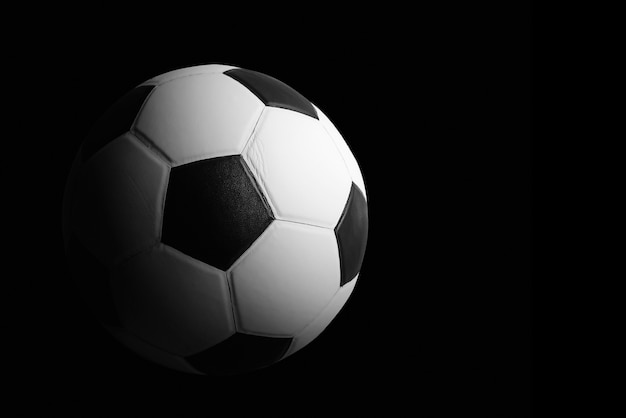 soccer ball detail on black background&#xA;&#xA;&#xA;