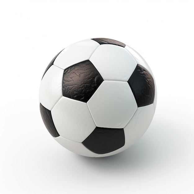 a soccer ball is shown on a white background