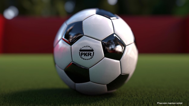 Soccer ball for posters banners sports concept Generated AI