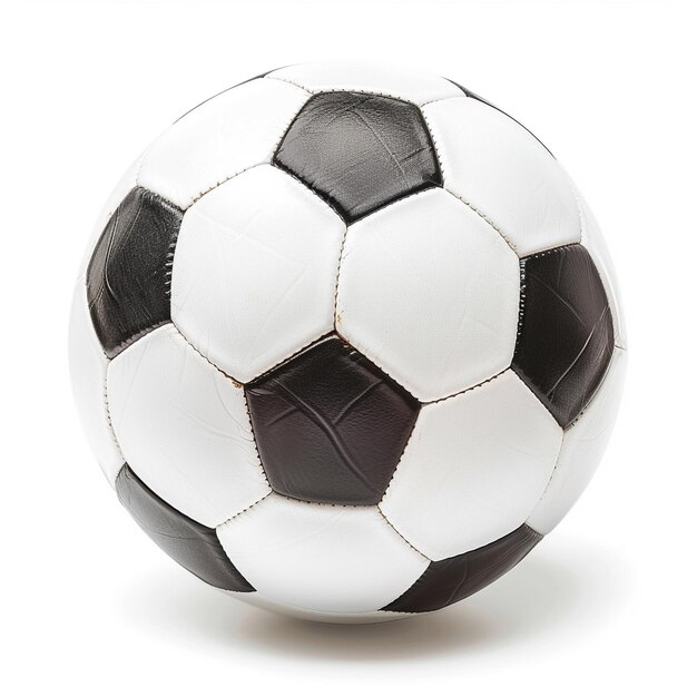 a soccer ball with a white and black soccer ball