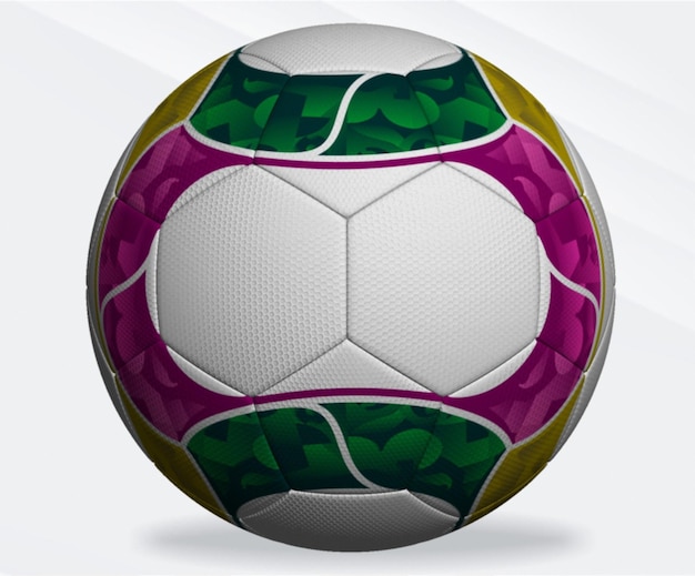 A soccer ball with the word " soccer " on it