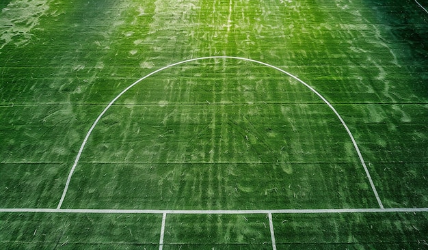 Photo soccer field grass texture top view