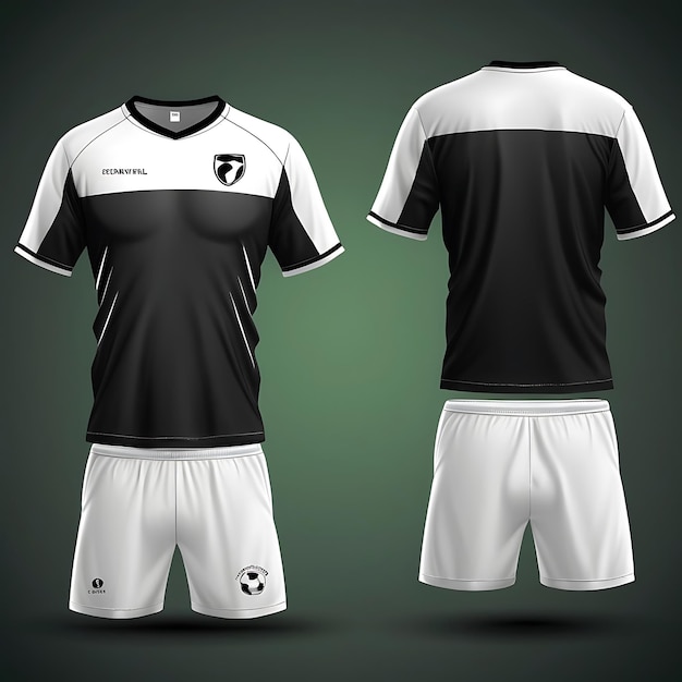 Soccer jersey or football kit template design