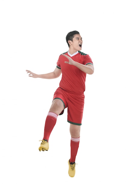 Soccer player header