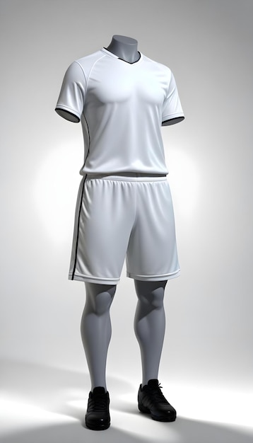 Photo soccer shorts mockup