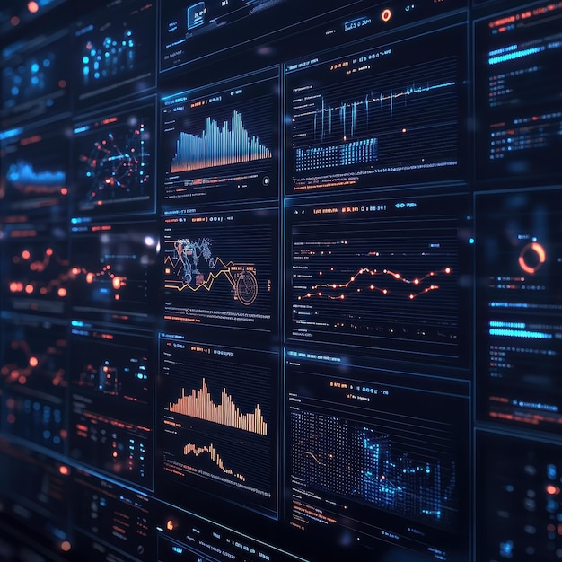 Social Media Analytics Dashboard Displaying Key Metrics