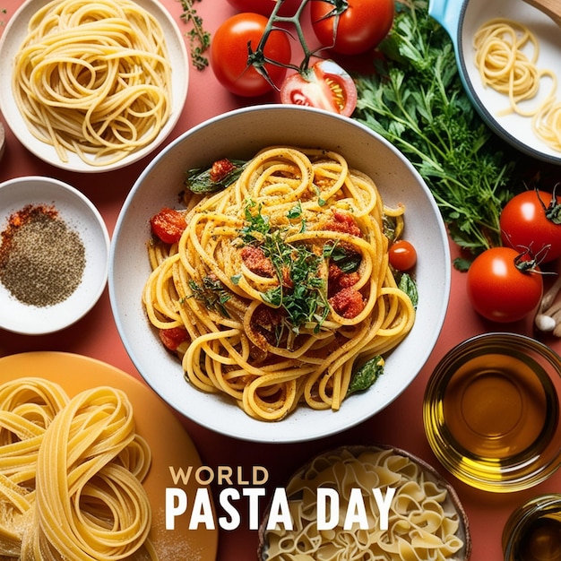 Social Media Design for World Pasta Day