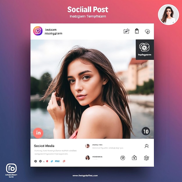 Social Media Instagram Post Template