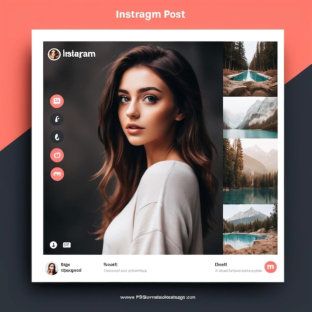 Social Media Instagram Post Template