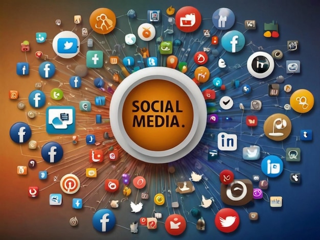 Social media marketing concept for marketing with applications