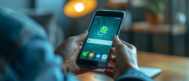 Social Media Phone Using WhatsApp