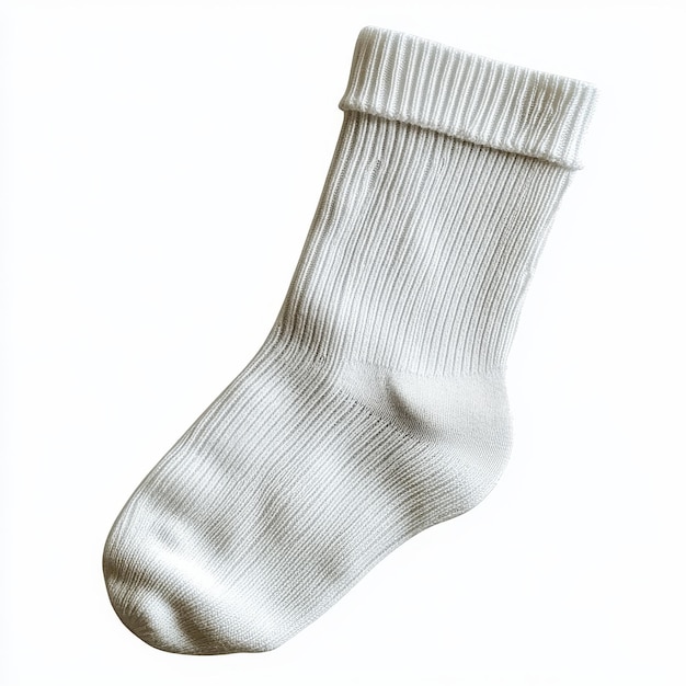 Photo sock isolated on a solid white background