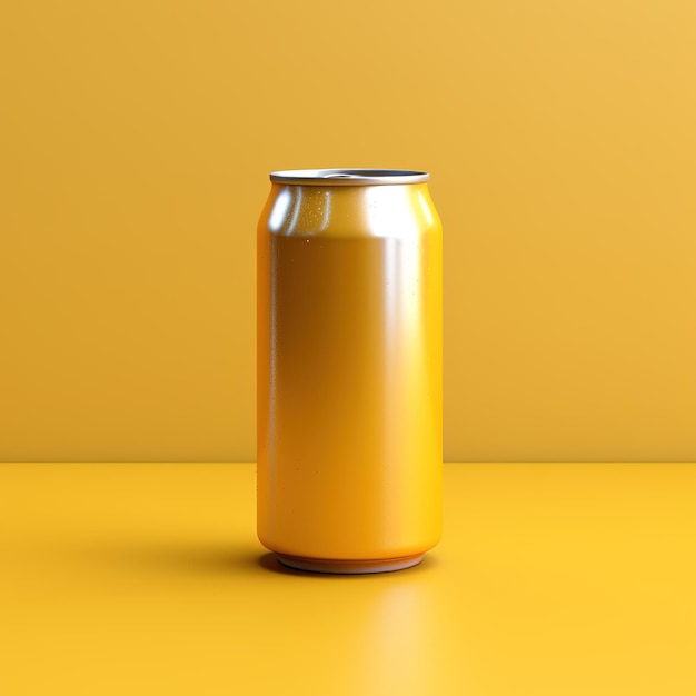 Soda Aluminum Can Mockup