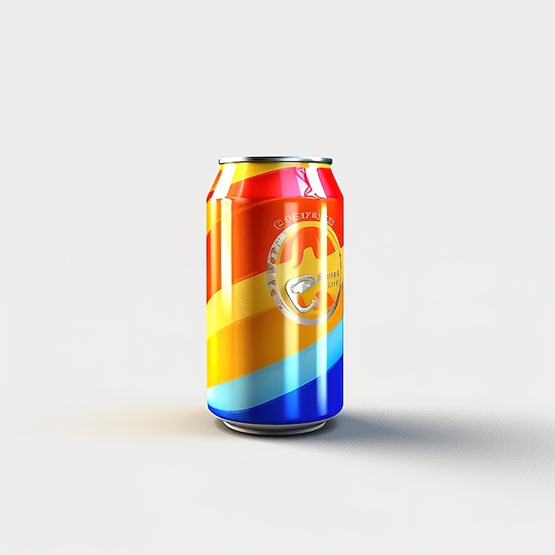 Soda Aluminum Can Mockup