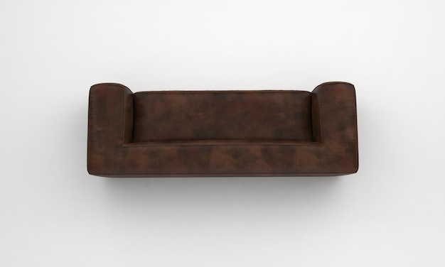 Sofa couch furniture 3D Rendering