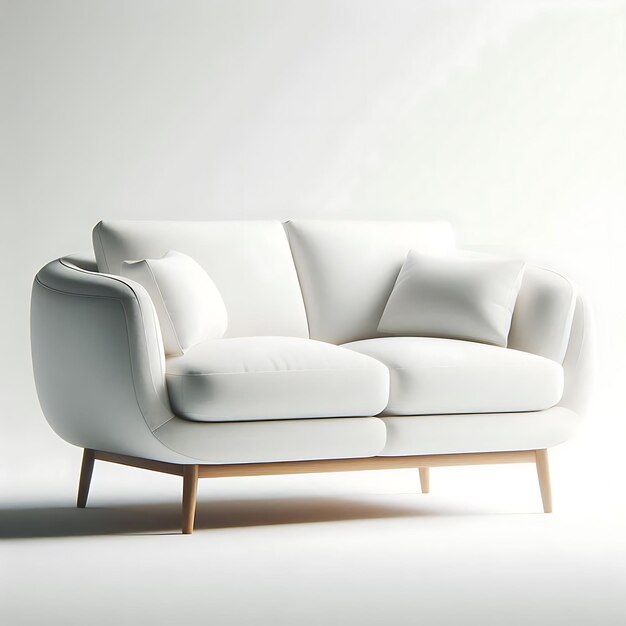 Sofa white background