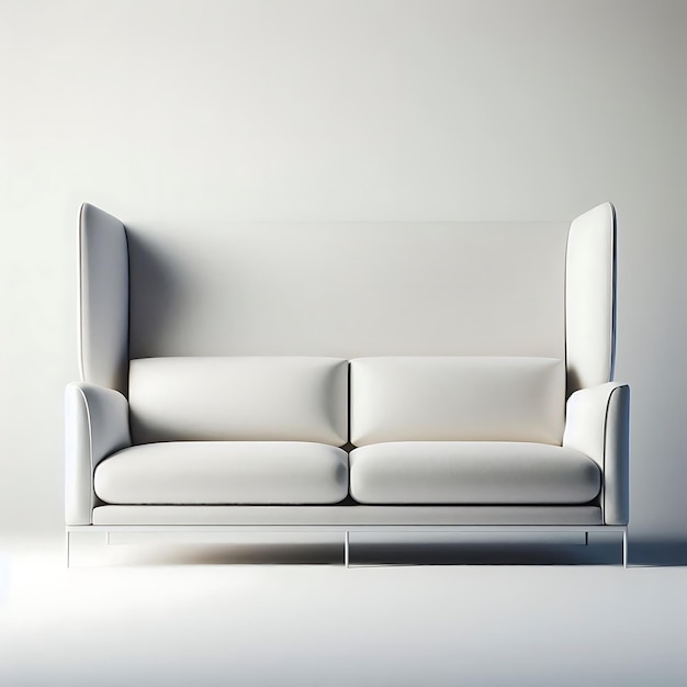 Sofa white background