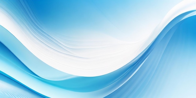 A soft blue and white background with a smooth curving wave suitable for design backgrounds