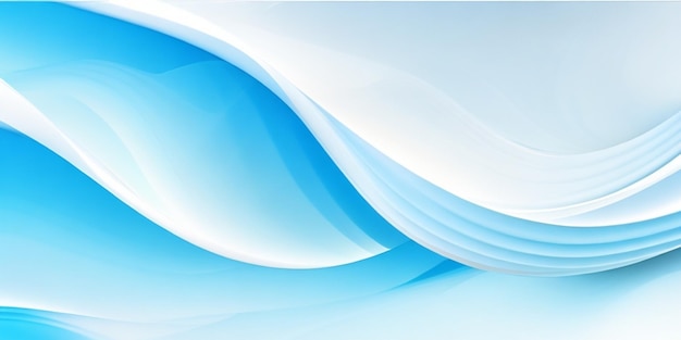 A soft blue and white background with a smooth curving wave suitable for design backgrounds