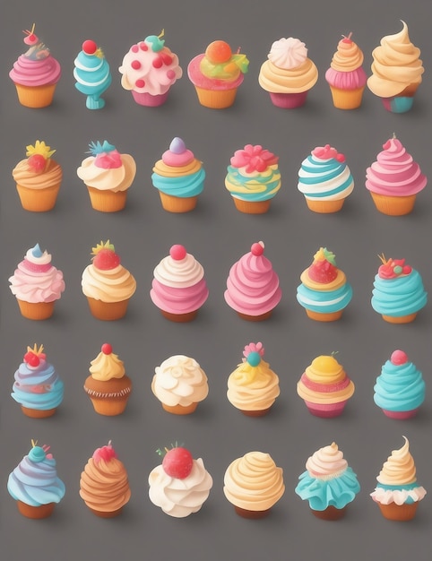 soft cake clipart 4k