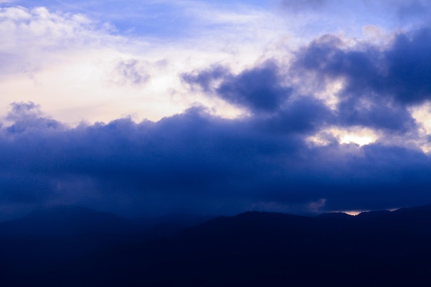 Soft Clouds and Blue Sky Background